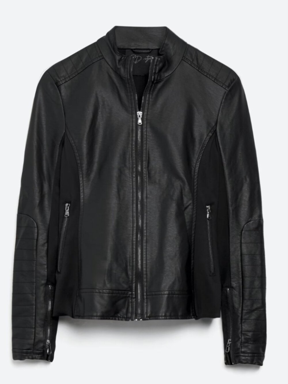 RD Style Belem Faux Leather and Ponte Jacket